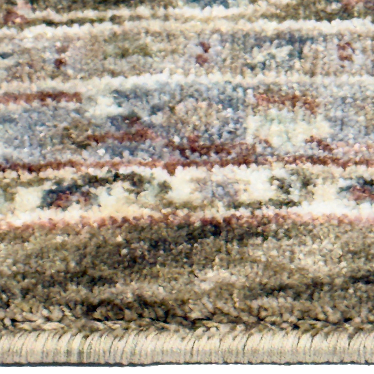 Capel Mt. Pleasant Area Rug - Med. Green - Cross-Section View