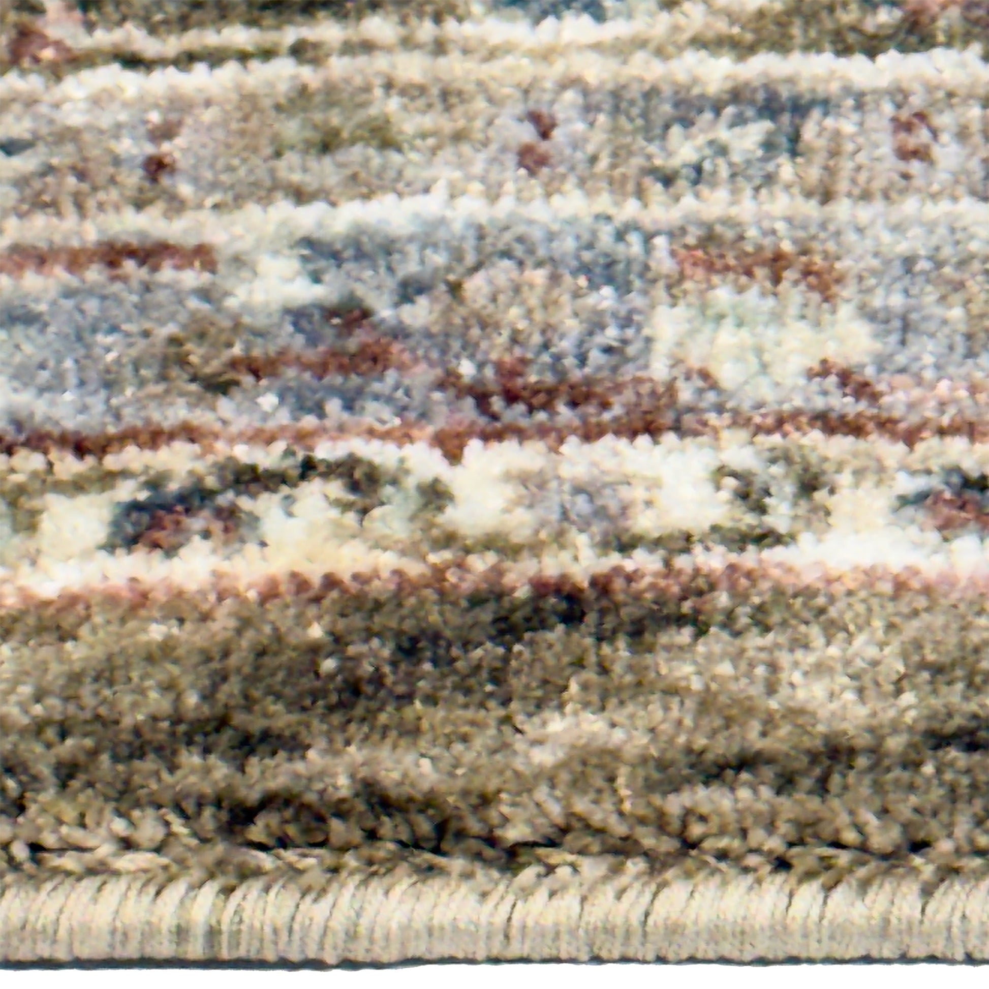 Capel Mt. Pleasant Area Rug - Med. Green - Cross-Section View