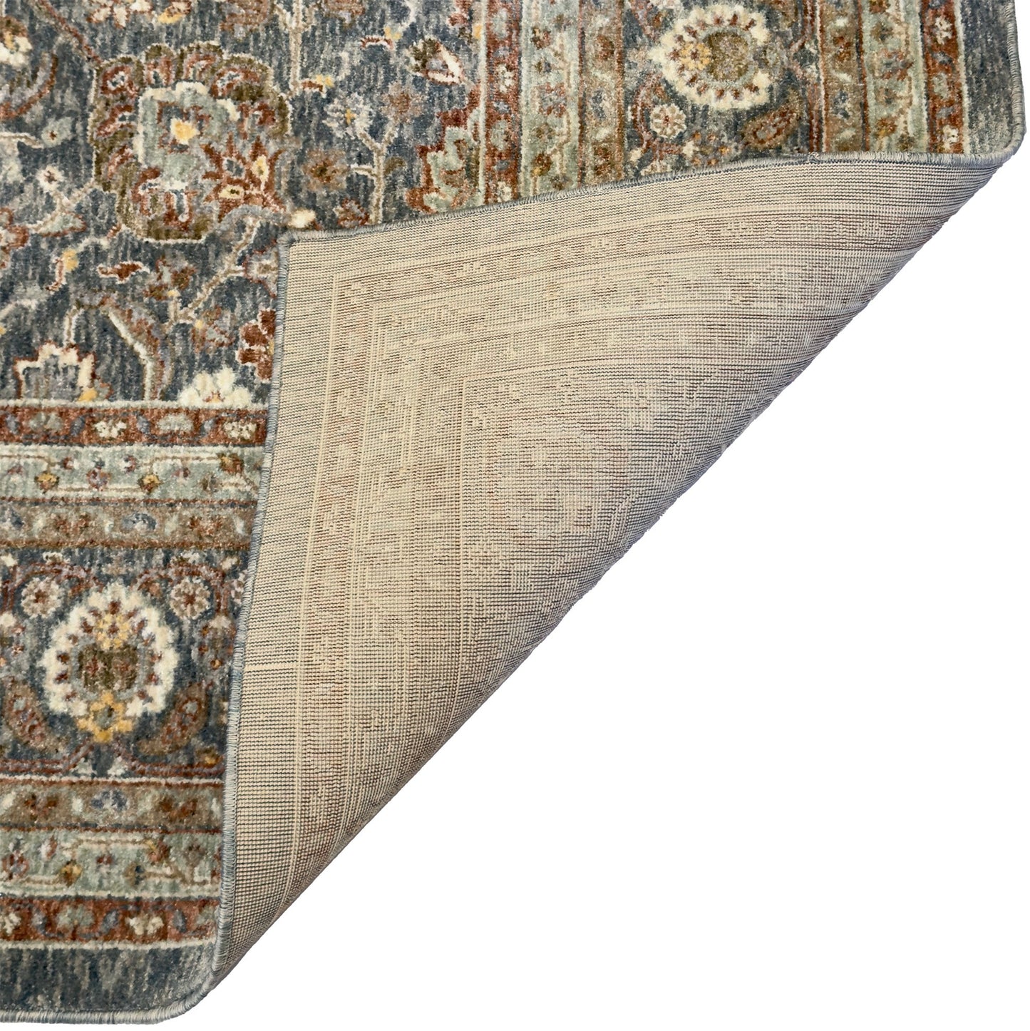 Capel Mt. Pleasant Area Rug - Blue - Back View