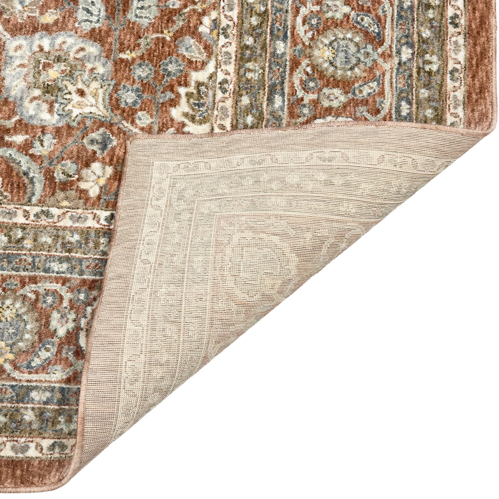 Capel Mt. Pleasant Area Rug - Cerise - Back View