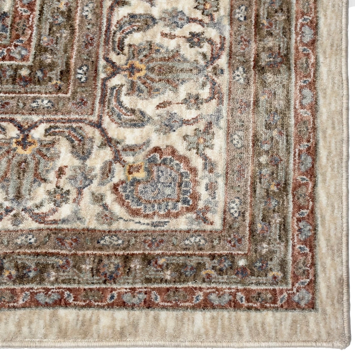Capel Mt. Pleasant Area Rug - Alabaster - Corner View