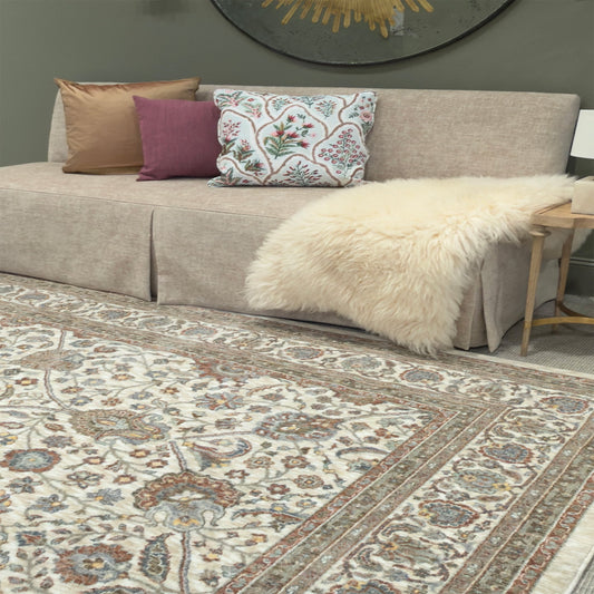 Capel Mt. Pleasant Area Rug - Alabaster - Lifestyle View