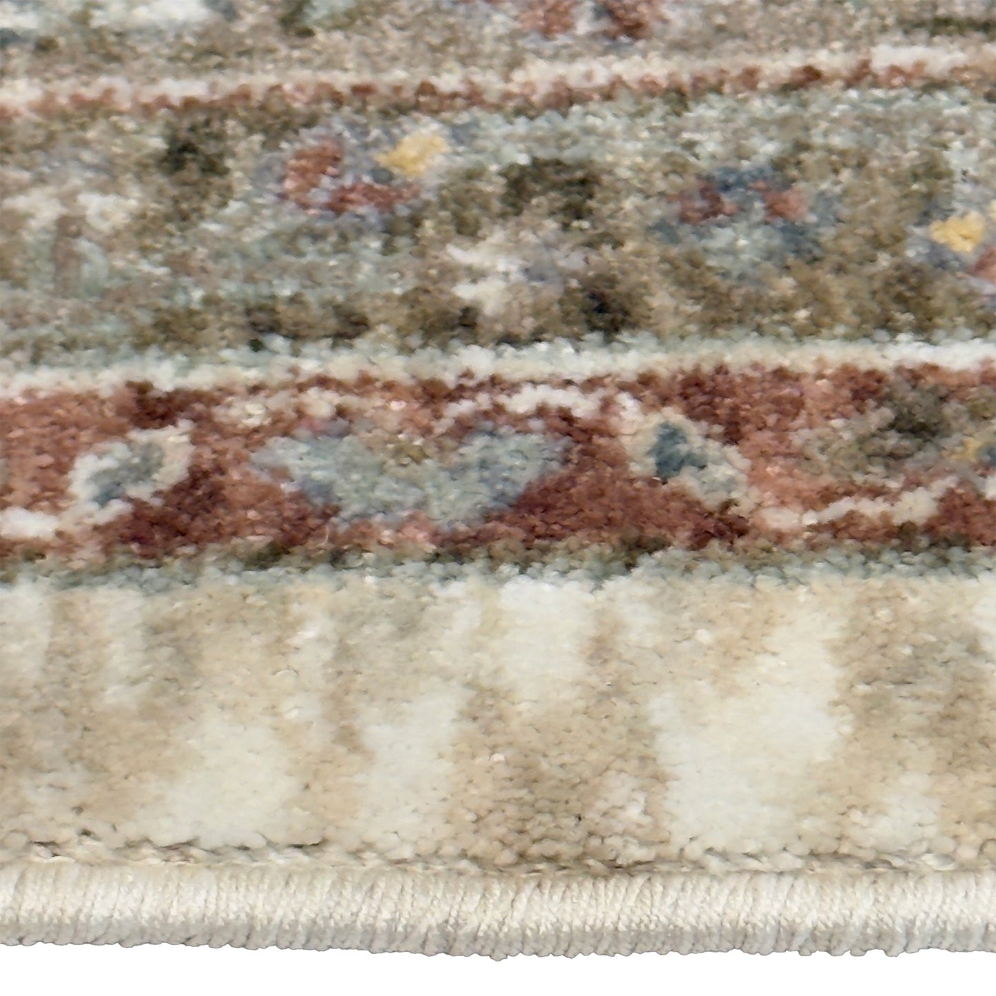Capel Mt. Pleasant Area Rug - Alabaster - Cross-Section View