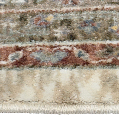 Capel Mt. Pleasant Area Rug - Alabaster - Cross-Section View