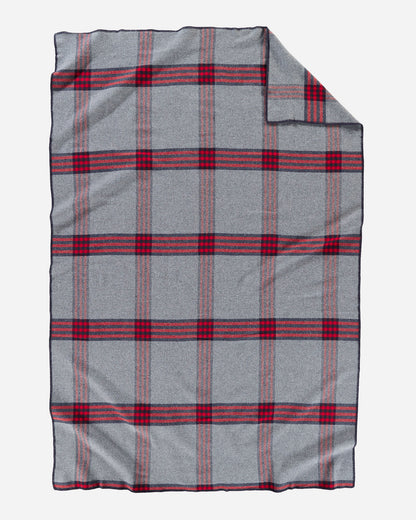 Eco-Wise Wool Plaid/Stripe Blanket | Camp Plaid