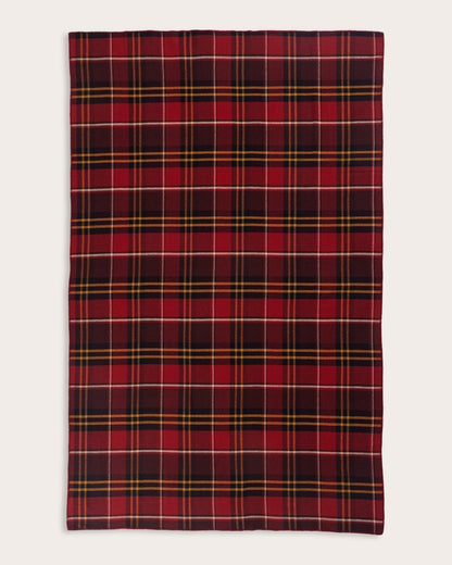 Eco-Wise Wool Plaid/Stripe Blanket | Lodge Plaid