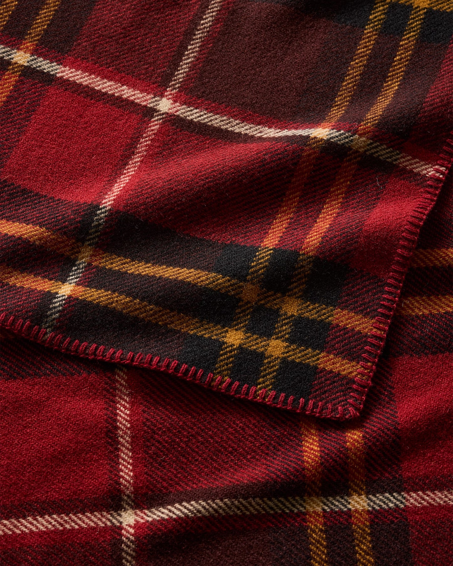 Eco-Wise Wool Plaid/Stripe Blanket | Lodge Plaid