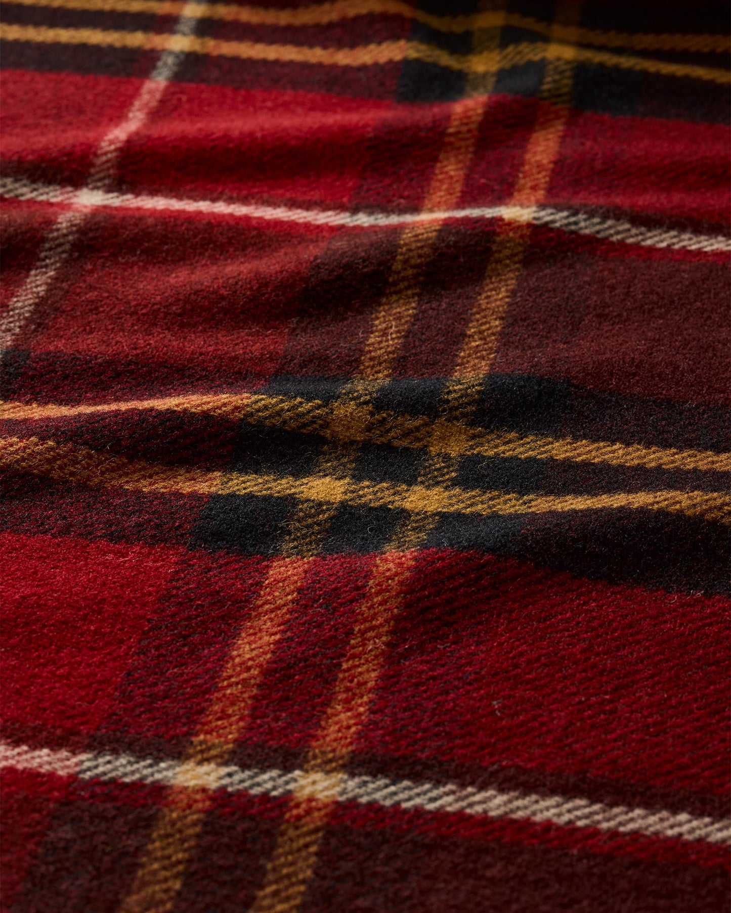 Eco-Wise Wool Plaid/Stripe Blanket | Lodge Plaid