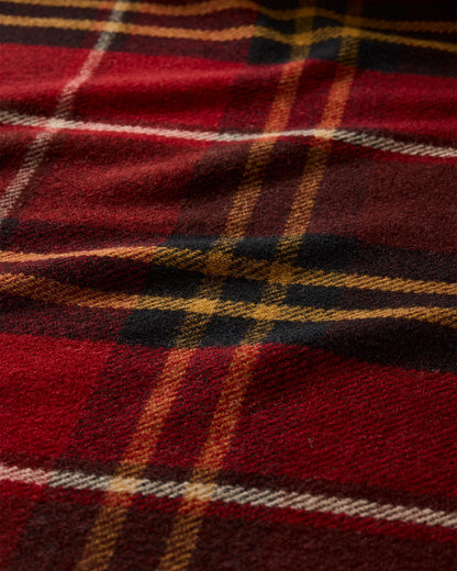 Eco-Wise Wool Plaid/Stripe Blanket | Lodge Plaid