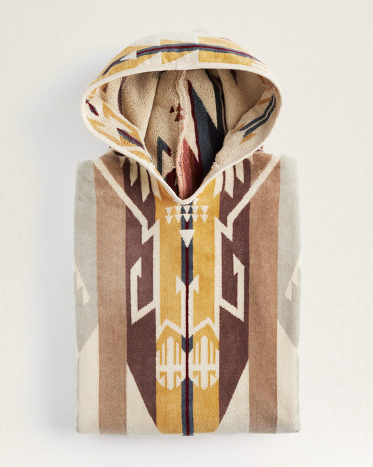 White Sands Tween Hooded Towel | Tan