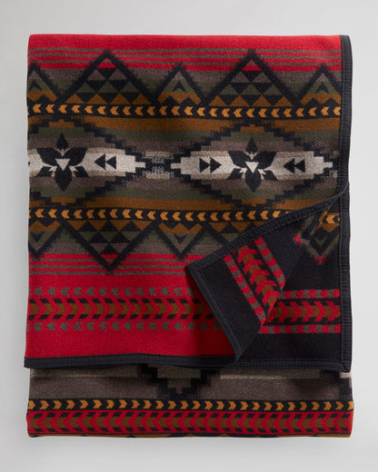 Lost Trail Red/Black Blanket