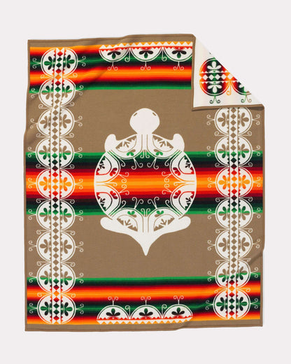 Creation Turtle Blanket | White Multi