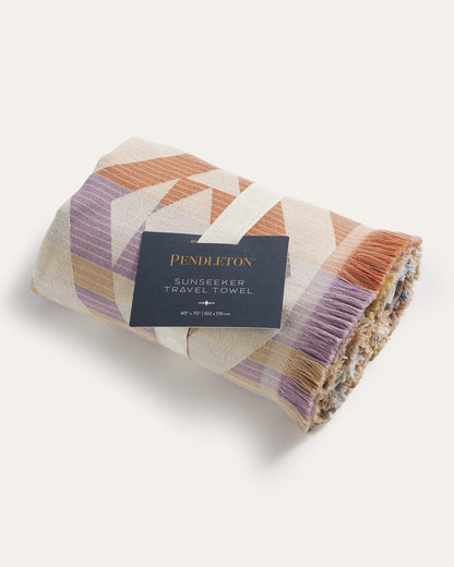 Lightweight Sunseeker Towel | Tan Agate Beach