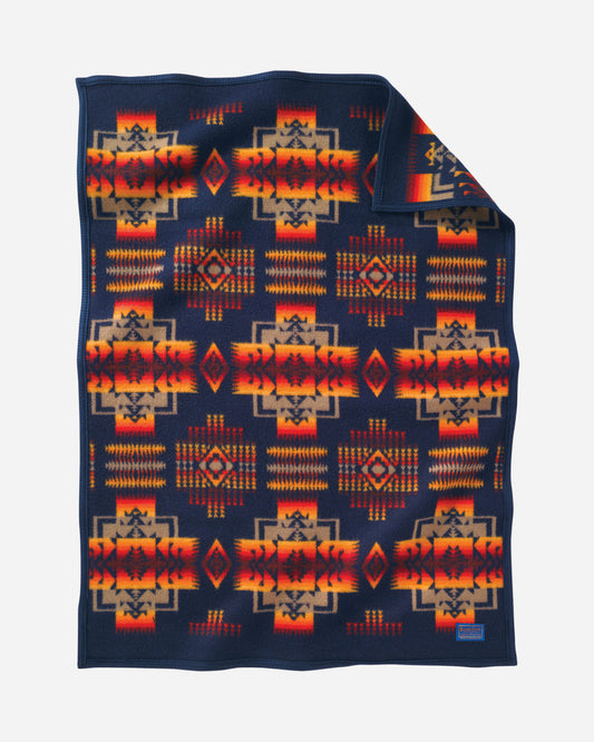 Chief Joseph Crib Blanket | Indigo