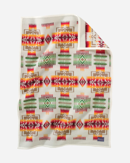 Chief Joseph Crib Blanket | White