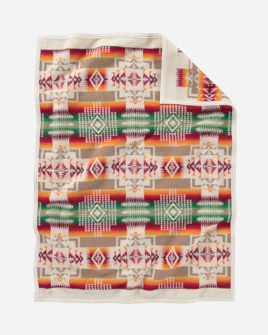 Chief Joseph Crib Blanket | White