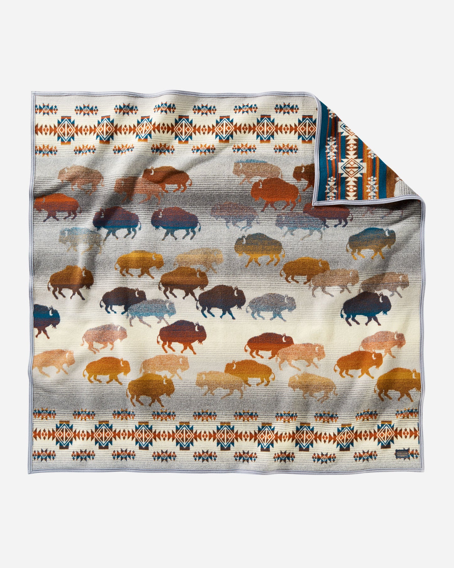 Prairie Rush Hour Throw | Grey Buffalo