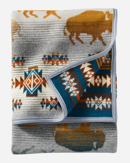 Prairie Rush Hour Throw | Grey Buffalo