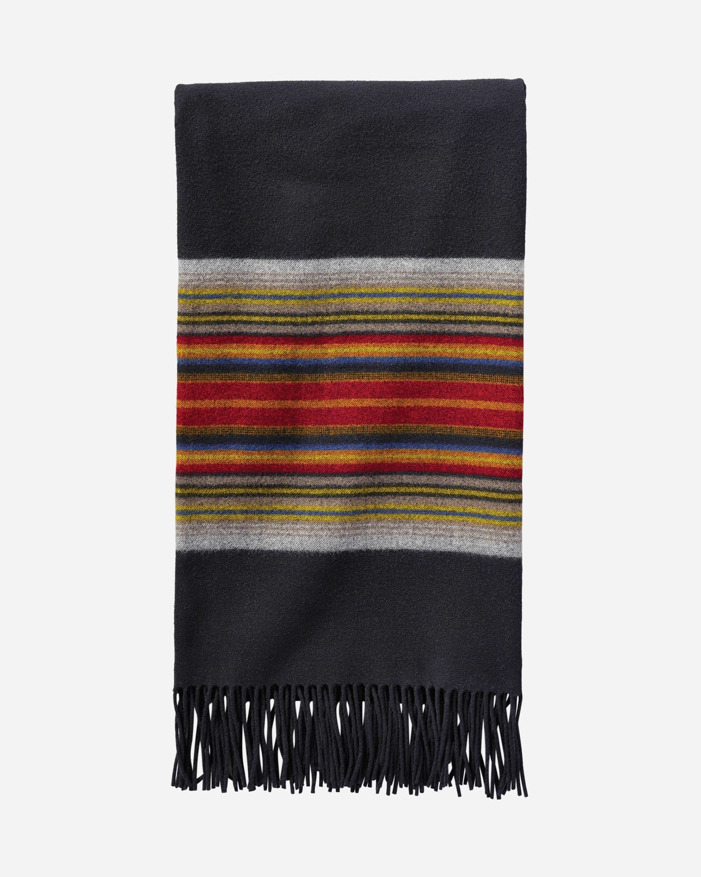 5TH Avenue Acadia Park Merino Throw | Black