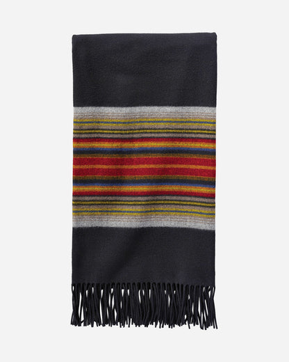 5TH Avenue Acadia Park Merino Throw | Black