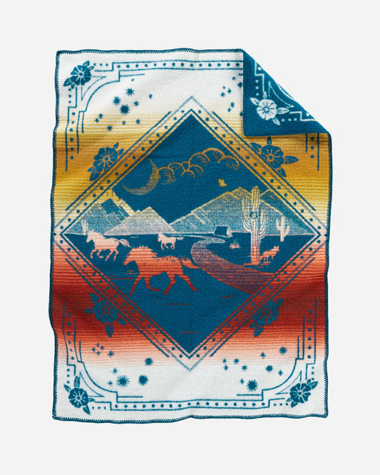 Wind Riders Crib Blanket