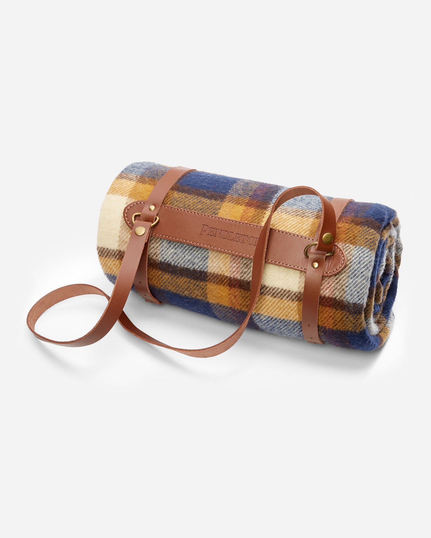 Motor Robe Throw With Leather Carrier | Steens Mountain