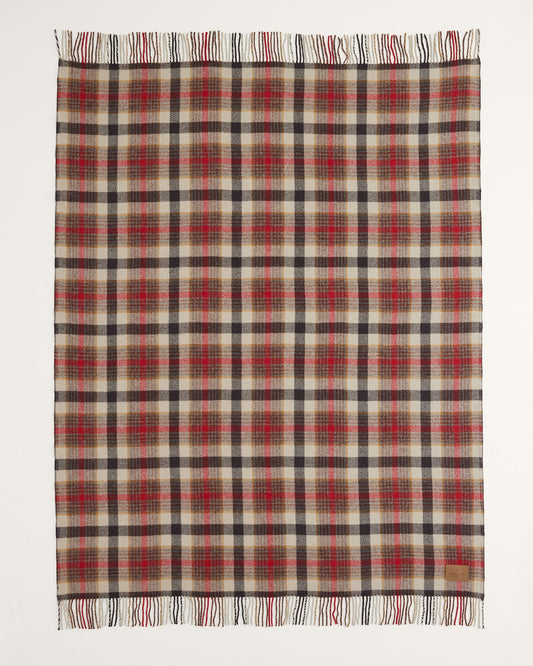 Motor Robe Throw With Leather Carrier | Lassen