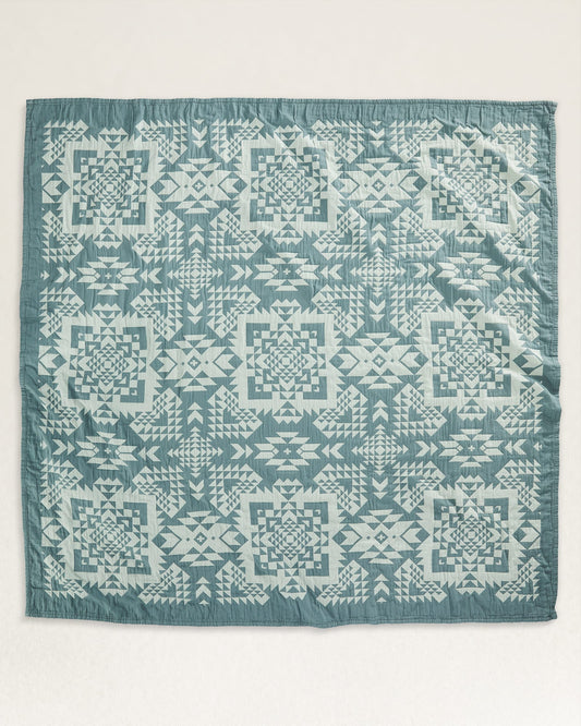 Opal Springs Cotton Matelasse Coverlet