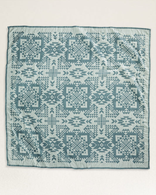 Opal Springs Cotton Matelasse Coverlet