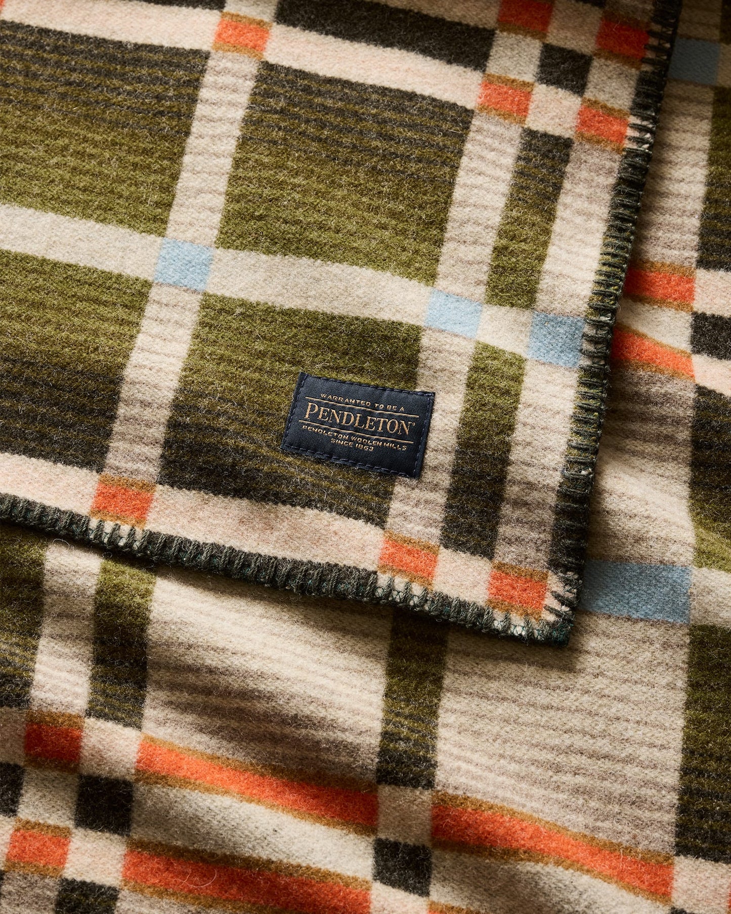 Four Square Throw | Slide Mountain Olive