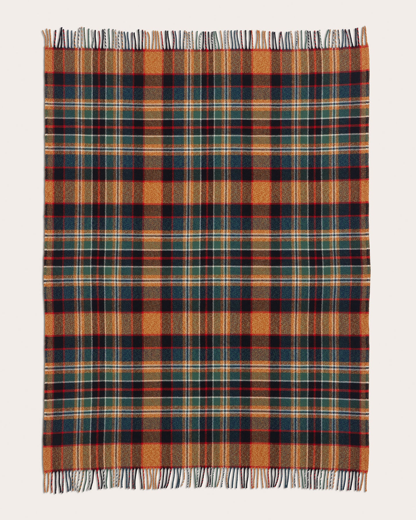 Fireside Throw | Sycamore Gold/Green
