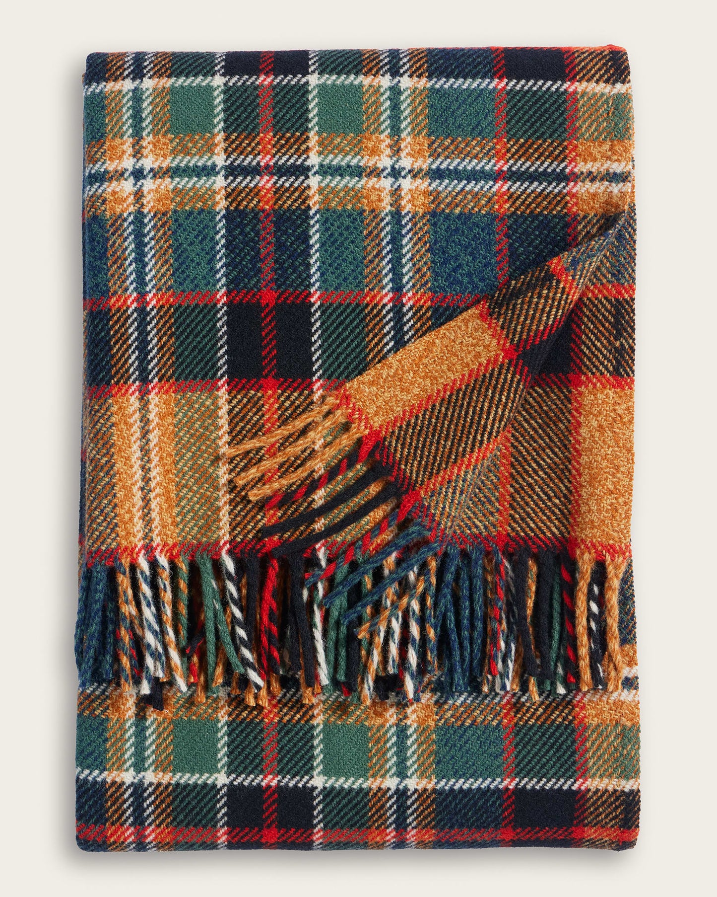 Fireside Throw | Sycamore Gold/Green
