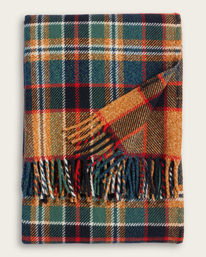 Fireside Throw | Sycamore Gold/Green