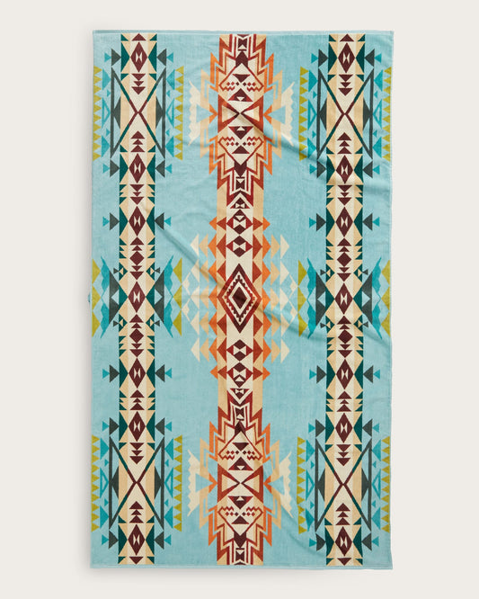 Highland Peak Spa Towel | Aqua