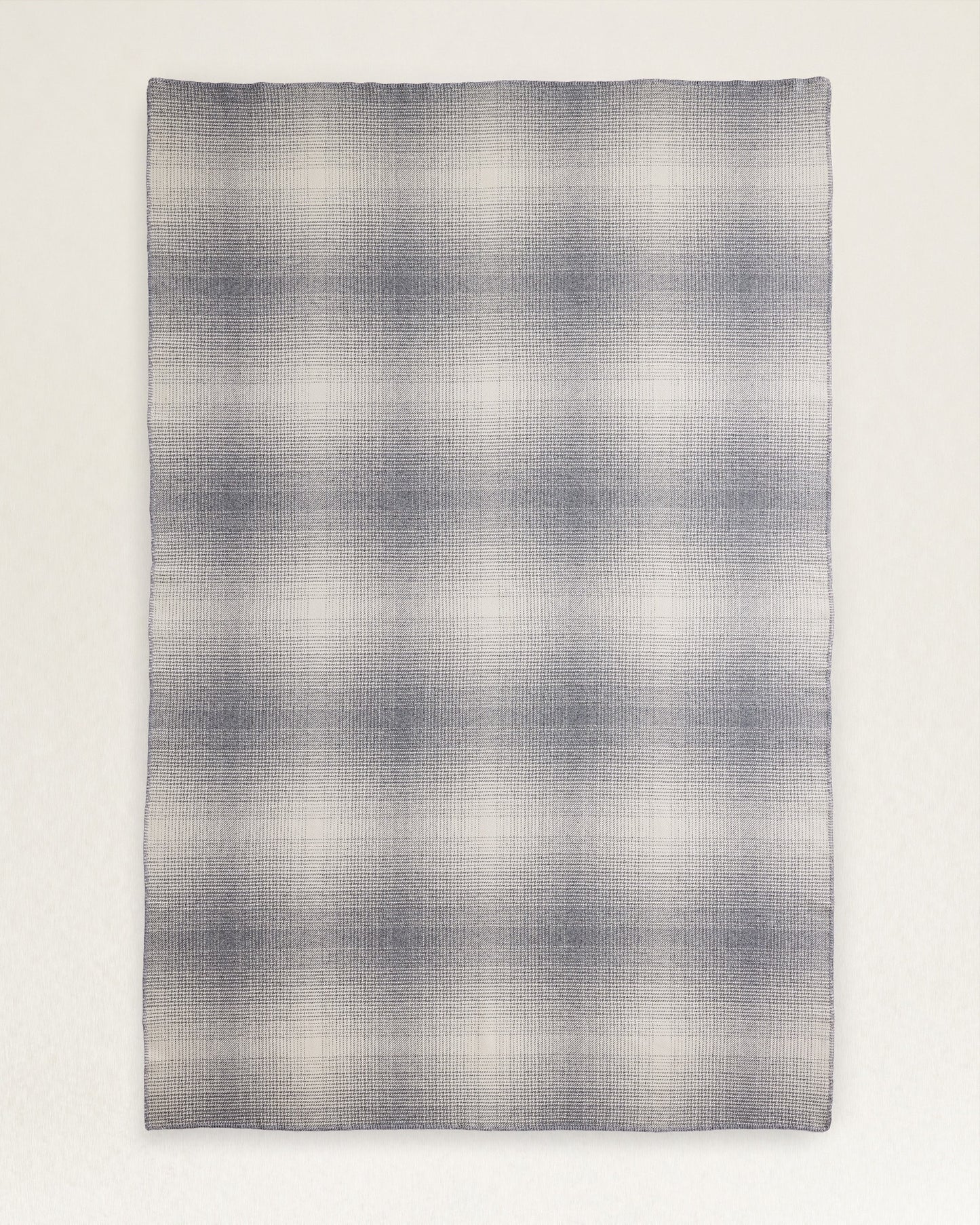 Eco-Wise Wool Ombre Blanket | Bone/Grey