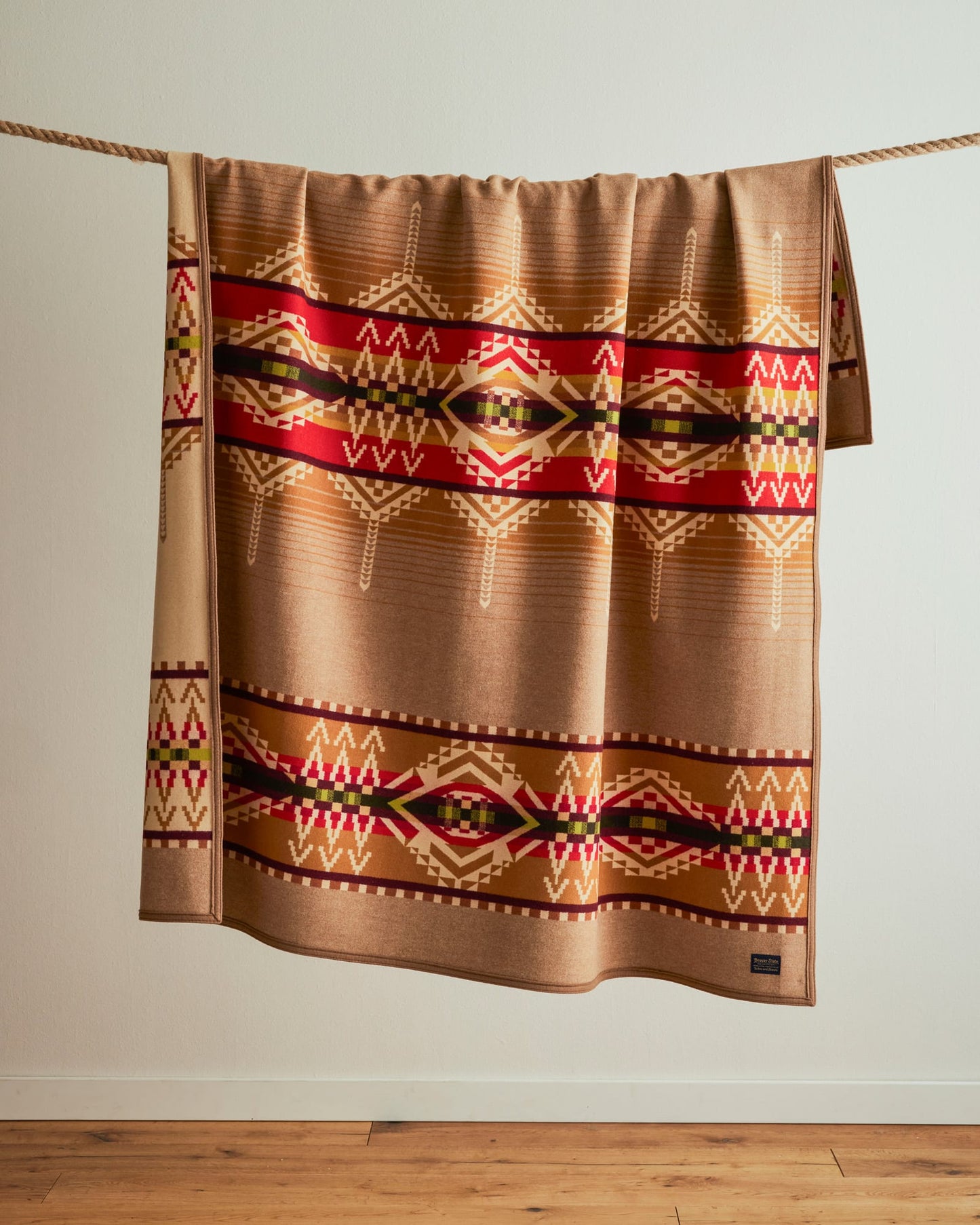 Beacon Rock Blanket | Tan Multi