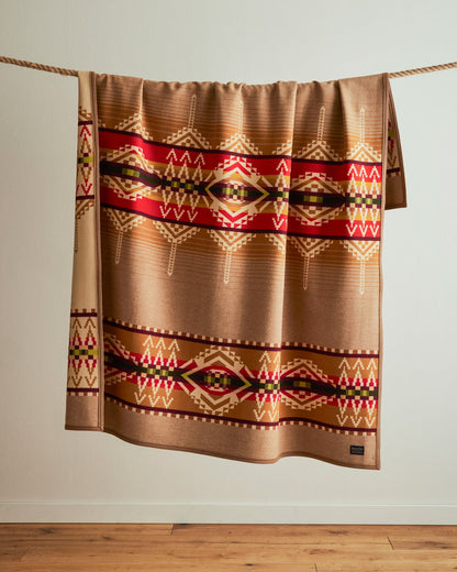 Beacon Rock Blanket | Tan Multi