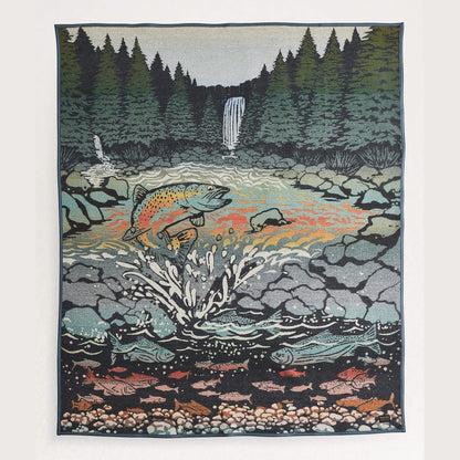 Salmon Falls Twin Blanket - Retreat Home Furniture