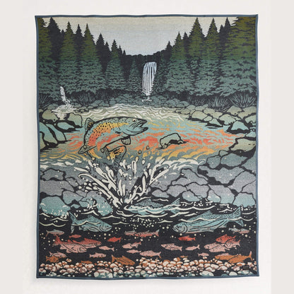 Salmon Falls Twin Blanket - Retreat Home Furniture