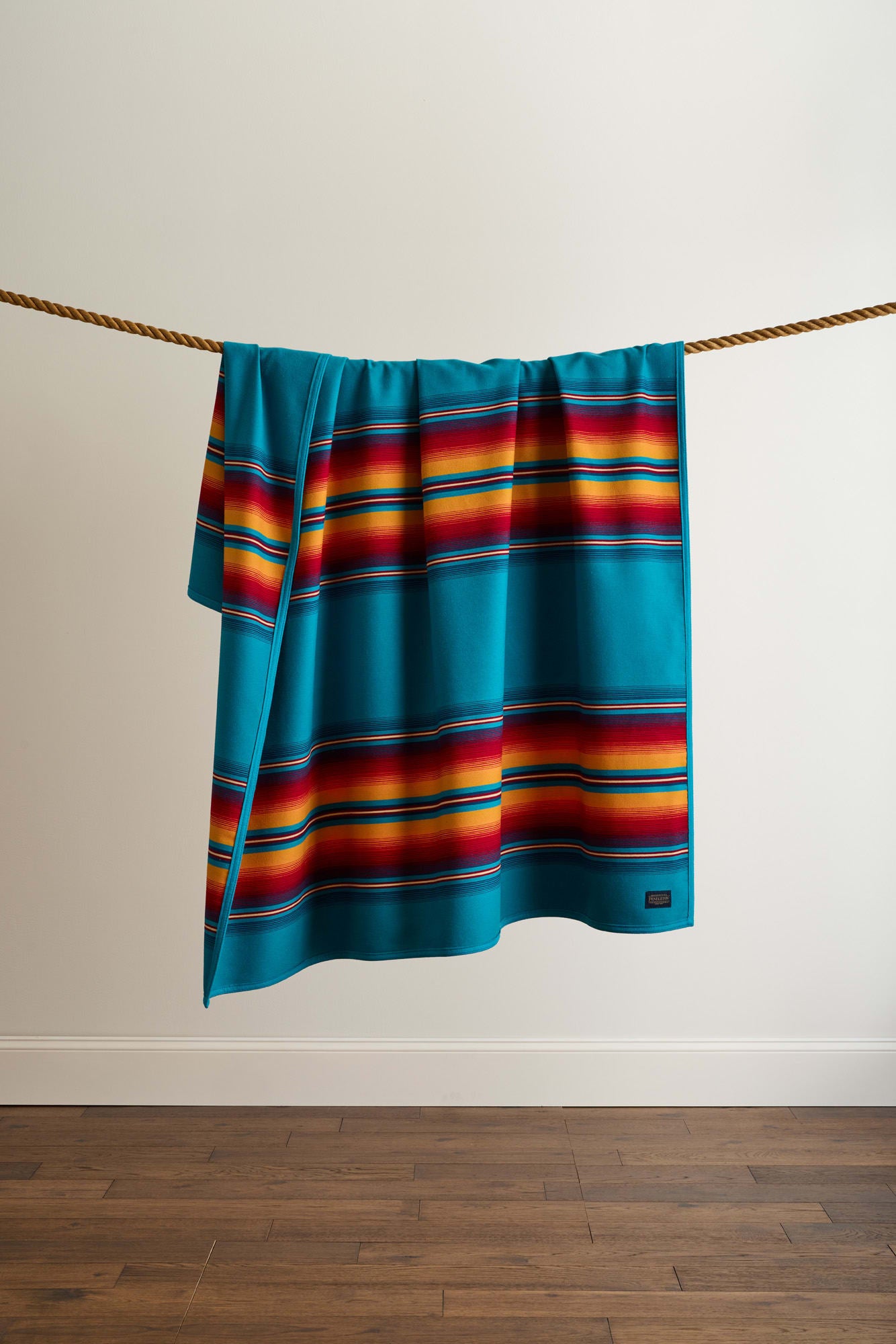 Serape Robe | Turquoise