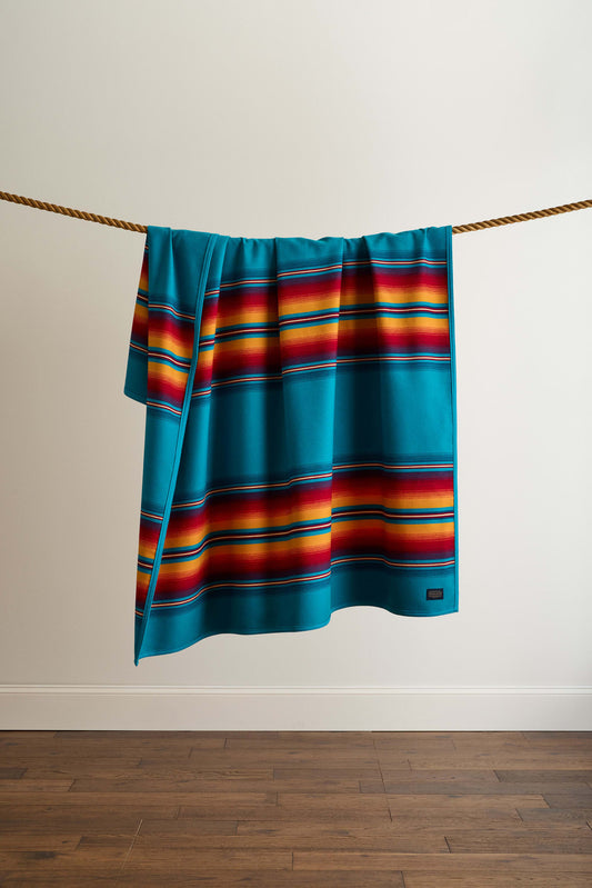Serape Robe | Turquoise