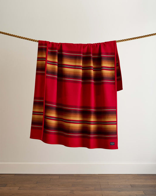 Serape Robe | Scarlet