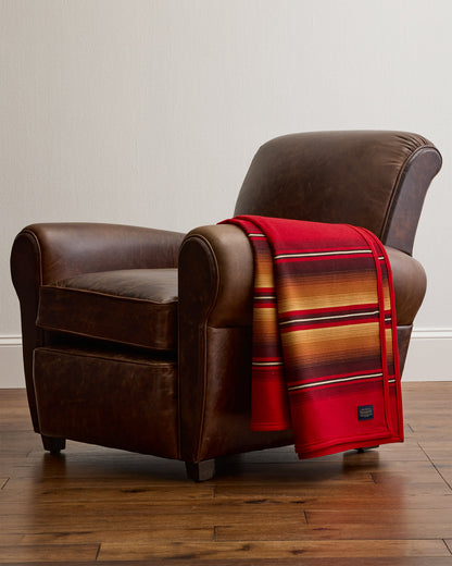 Serape Robe | Scarlet