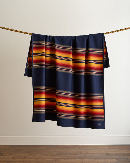 Serape Robe | Navy