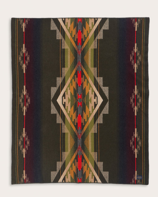 Tumalo Throw | Olive Multi