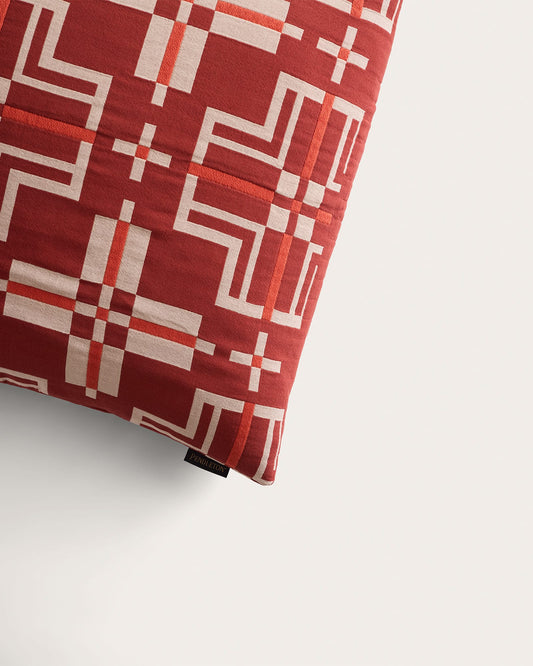 San Marcos Persimmon Matelesse Sham