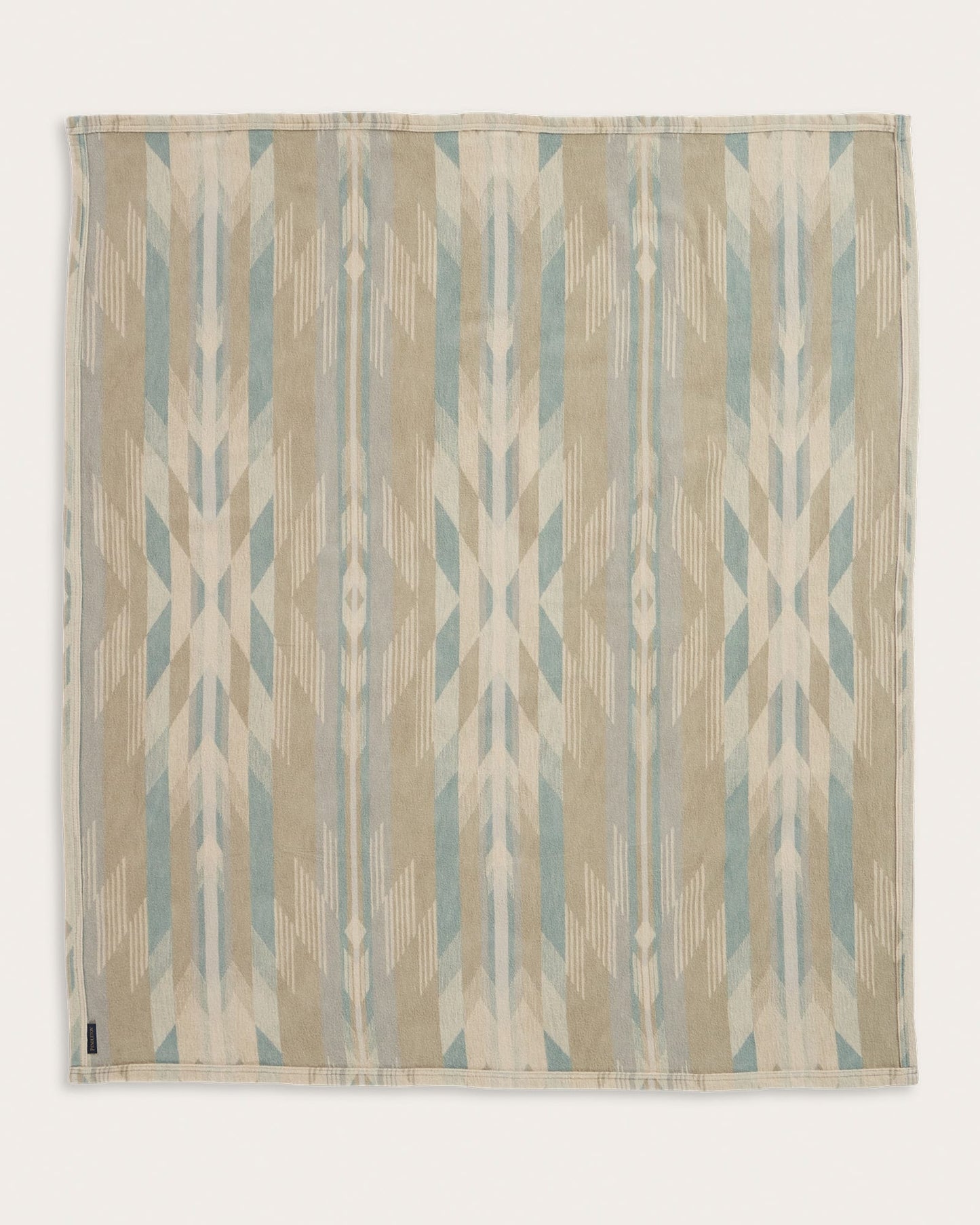 Wyeth Falls/Stripe Organic Cotton Throw Gift Pack | Linen