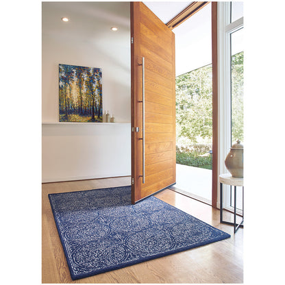 Callista Navy Rug – detail view