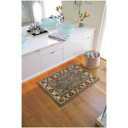 Eloquent Garden Grey Rug – detail view