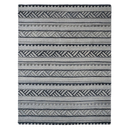 Criss Rug – Cross Graphite – cabin lodge area rug